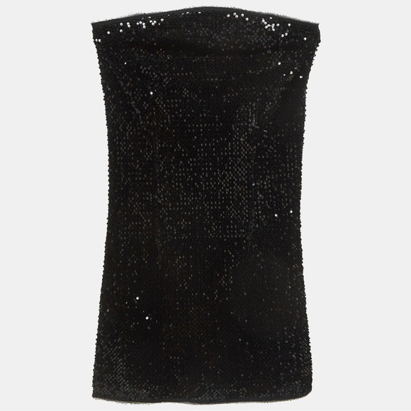 Zadig & Voltaire Raleg Tube Sequin Mini Dress Black - Picture 14 of 16